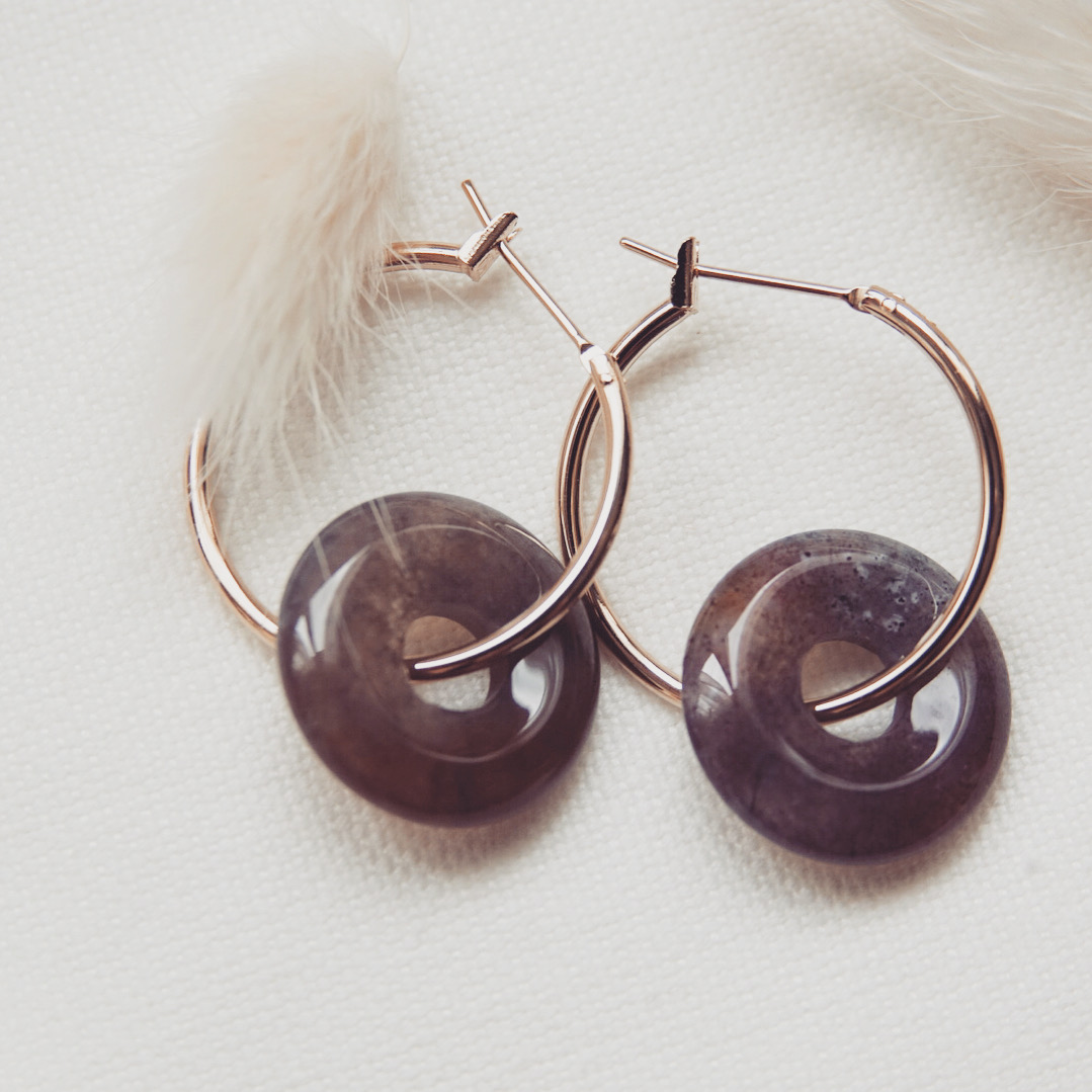 BOUCLES D'OREILLES INDIENNE ÉCAILLE DE TORTUE 10.49-34